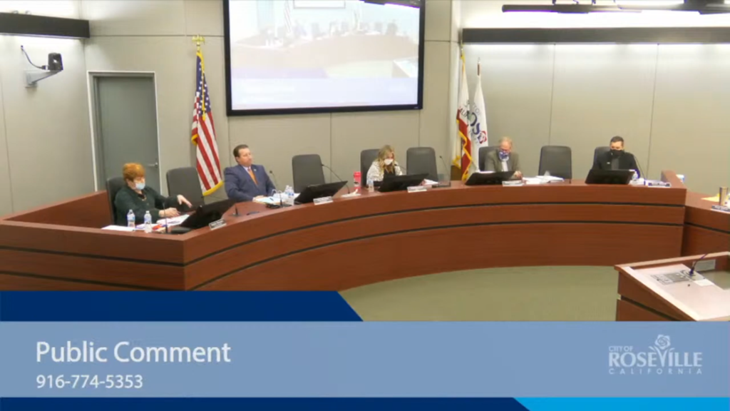 Roseville City Council Meeting - March 3, 2021 - Public Comment by Greater Sacramento Economic Council