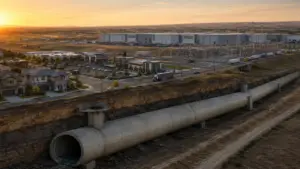 Infrastructure piecemealing — 60-inch sewer line