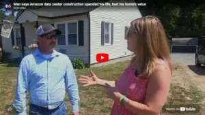 Man says Amazon data center construction upended his life, hurt his home's value