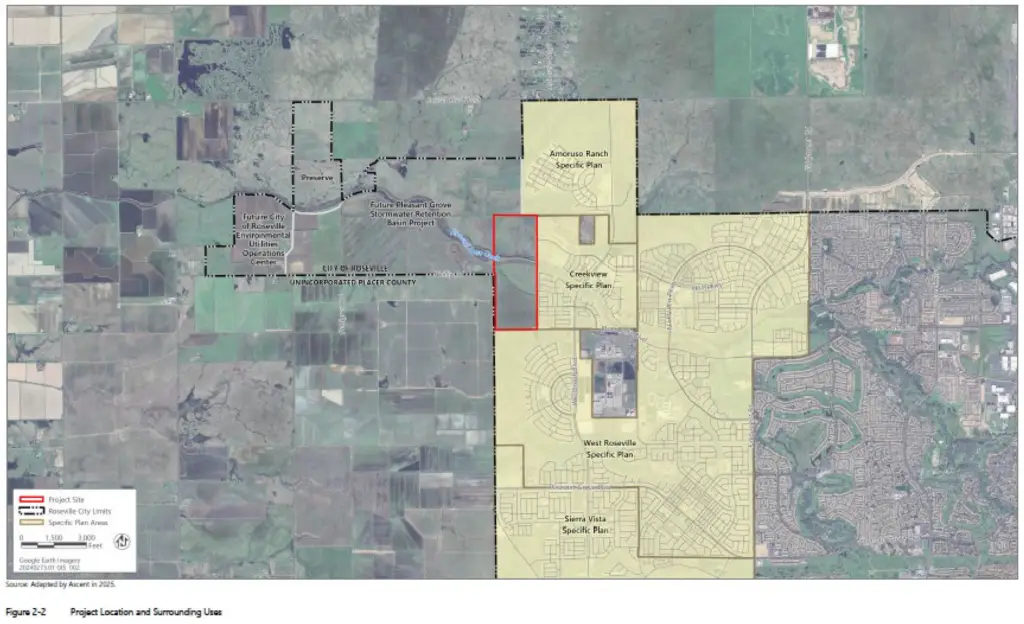 Phillip Road Site Proposed Project Location and Surrounding Uses