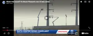 What is that sound - It is Mount Pleasant's new AI data center